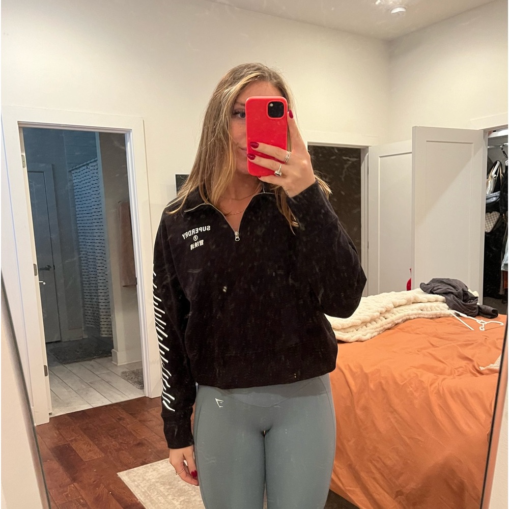 Super dry half zip